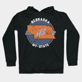 Nebraska My State Patriot State Tourist Gift Hoodie